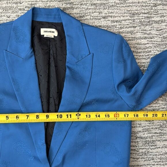New Zadig & Voltaire Victor Paisley Blazer Small/ Fr 36 - Picture 10 of 16